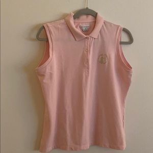 Pink cutter & buck women’s golf shirt